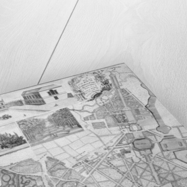 A Plan of the House, Gardens, Park, and Plantations of Wanstead, the Seat of the Earl of Tylney, 1735 by John Rocque