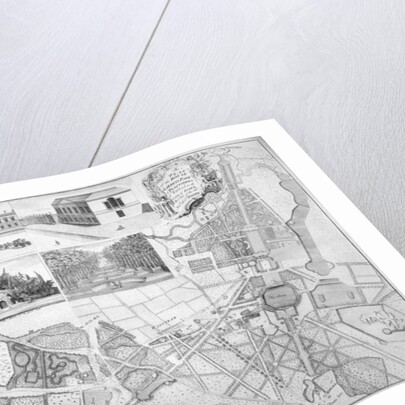 A Plan of the House, Gardens, Park, and Plantations of Wanstead, the Seat of the Earl of Tylney, 1735 by John Rocque