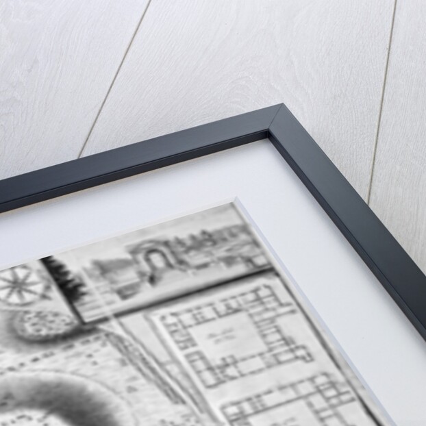 An Exact Plan of the Gardens and Park at Wilton, the seat of the Earl of Pembroke, 1746 by John Rocque