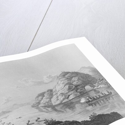 Franklin's expedition hunting on Marten Lake, 1820 by Edward Francis Finden