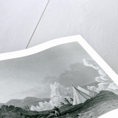 Franklin's expedition first detained by the ice, 1826 by George (after) Back