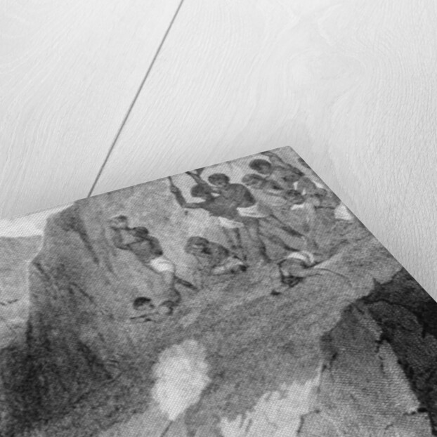 The Death of Mungo Park, 1806 by Henry (after) Corbould