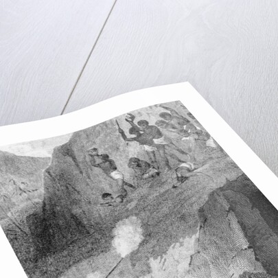 The Death of Mungo Park, 1806 by Henry (after) Corbould