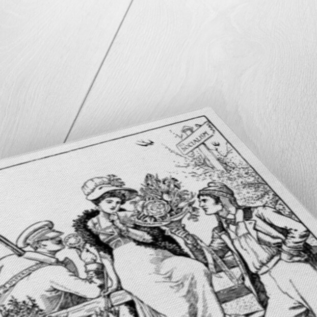 A Posy for Mayday and a poser for Britannia, 1910 by Walter Crane