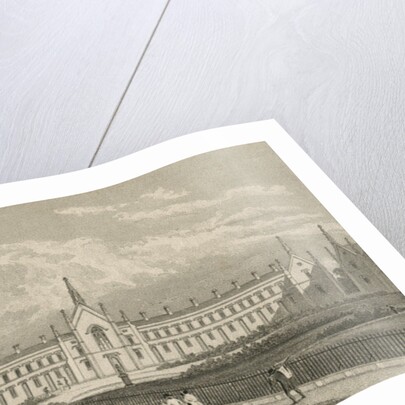 Whittington's Almshouses Highgate, 1827 by Thomas Hosmer Shepherd