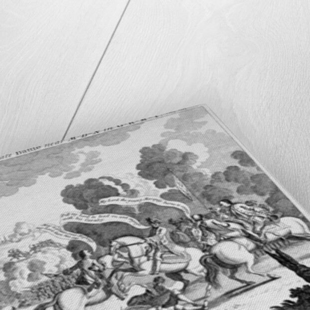 The Mistake a Satyrical Print on a late Battle near M-d-n in G-r-m-y, c.1759 by English School