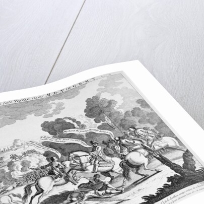 The Mistake a Satyrical Print on a late Battle near M-d-n in G-r-m-y, c.1759 by English School