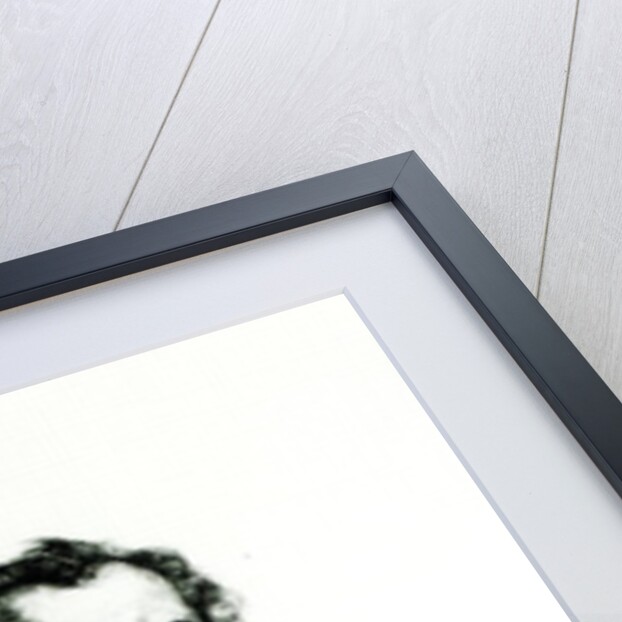 Johann Wolfgang Goethe engraved by Delacroix by (after) Villain