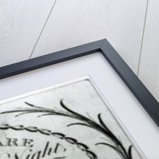 Ticket to 'Mr. Haydn's Night' in Hanover Square, 16th May 1791 by English School