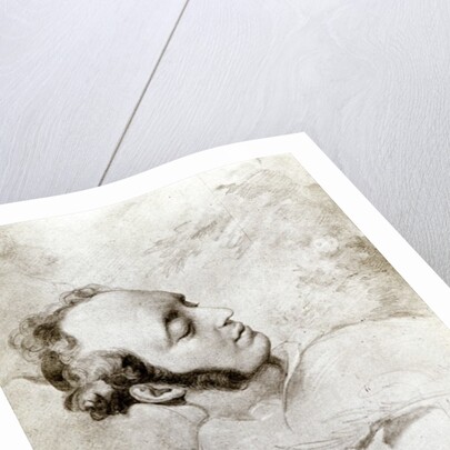 Felix Mendelssohn on his deathbed, c.1847 by Eduard Bendemann