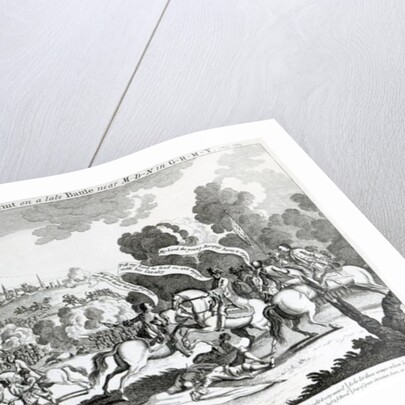 Battle of Minden, 1st August 1759 by English School