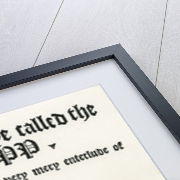 The Play called the foure PP, c. 1530 by English School