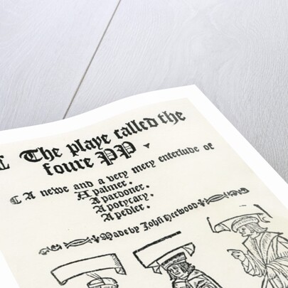 The Play called the foure PP, c. 1530 by English School