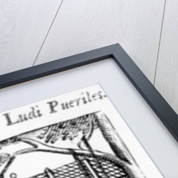 Boys' sport from 'Orbis Sensualium Pictus', 1658 by John Amos Comenius