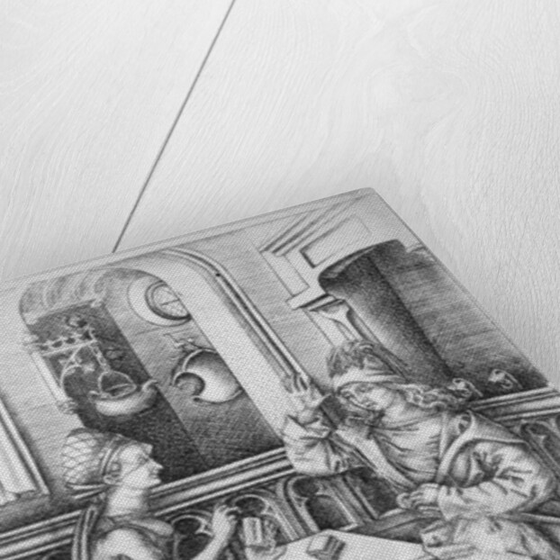 Couple playing cards c.1500 by Israhel van the younger Meckenem