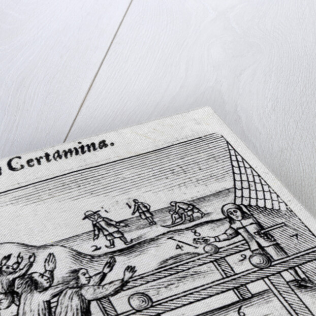 Boys' races from 'Orbis Sensualium Pictus', 1658 by John Amos Comenius