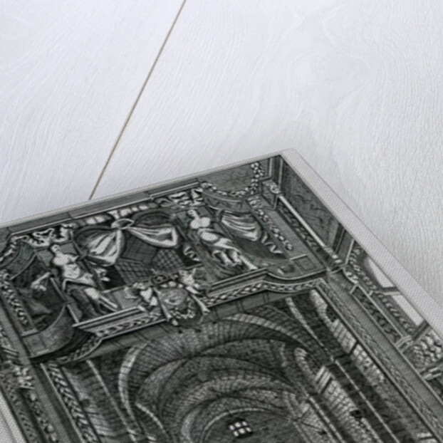 Interior of the Duke's Theatre in Lincoln's Inn Fields during the reign of King Charles II, 1809 by English School