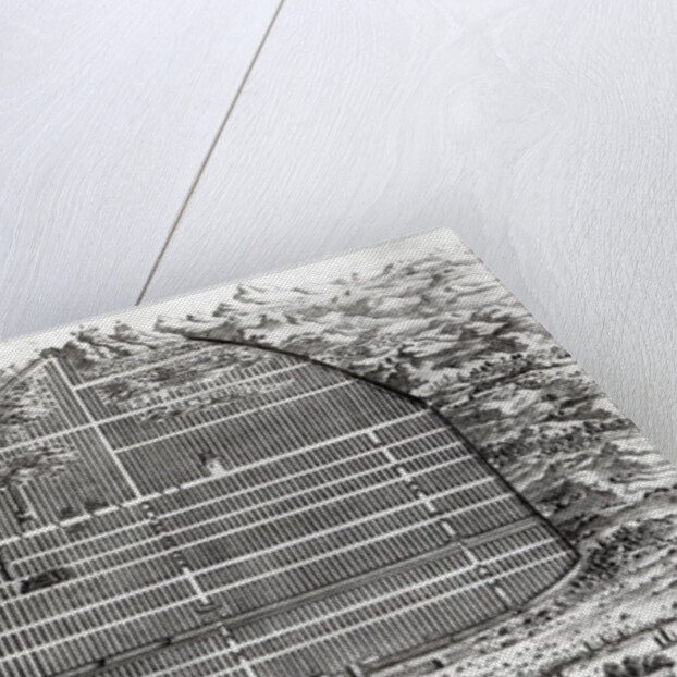 Ground Plan of Canton, China by Johannes Nieuhoff