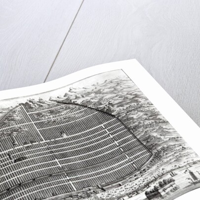 Ground Plan of Canton, China by Johannes Nieuhoff