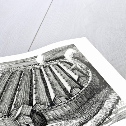 Reconstruction of an Iron Age village at Biskupin, Poland by English School