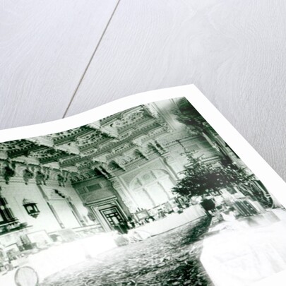 Christmas Tables in the Durbar Room at Osborne House, 1900 by English Photographer