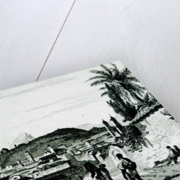 View of Rio de Janeiro from the church of St.Bento drawn by Fleury by French School