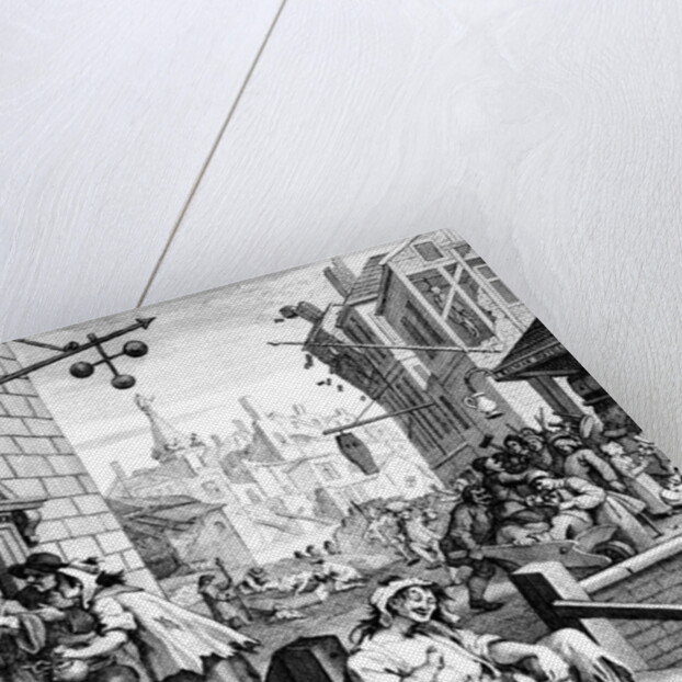 Gin Lane, 1751 by William Hogarth