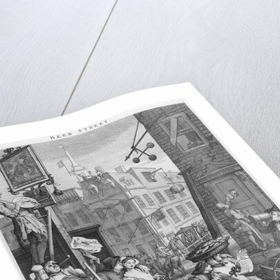 Beer Street, 1751 by William Hogarth