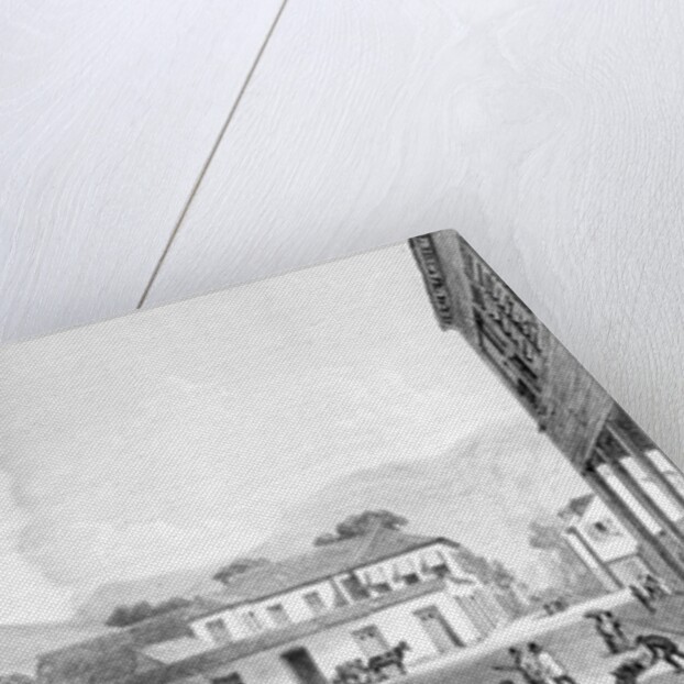 Custom House and St. Vincent's Wharf, Trinidad by Jean-Michel Cazabon