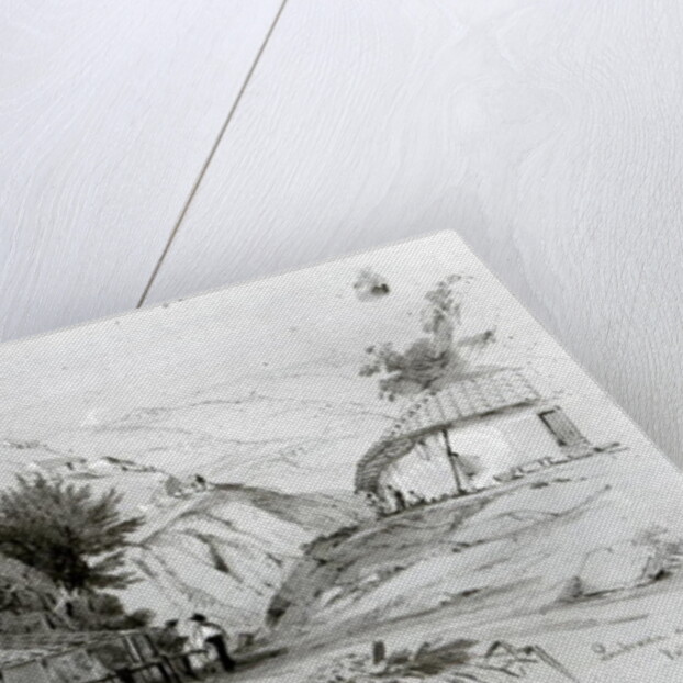 Berger's House, Valparaiso, 1834 by Conrad Martens