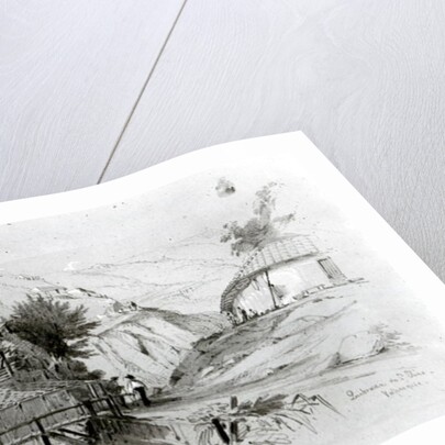 Berger's House, Valparaiso, 1834 by Conrad Martens