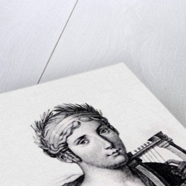 Portrait of Sappho by J.F. Cazenave