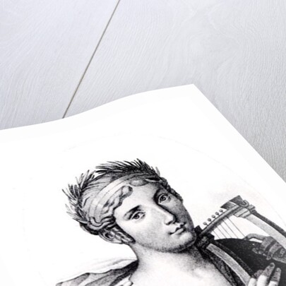 Portrait of Sappho by J.F. Cazenave