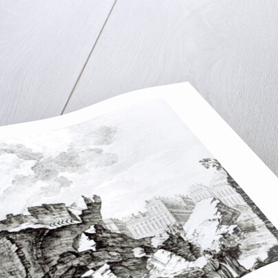 Tower of San Roque, Lisbon after the earthquake of 1755 by French School