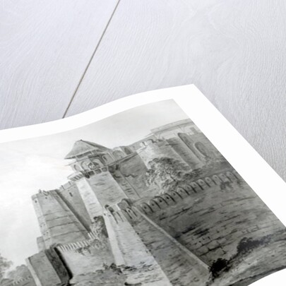 Fort on the Yamuna River, India by William Orme