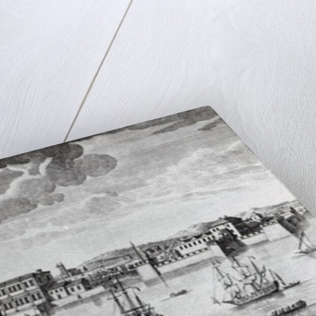 Bombay on the Malabar coast belonging to the East India Company of England, 1754 by Jan van Ryne