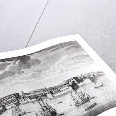 Bombay on the Malabar coast belonging to the East India Company of England, 1754 by Jan van Ryne