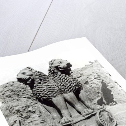 Lion capital from the Pillar of Emperor Ashoka, 273-236 BC by Indian school