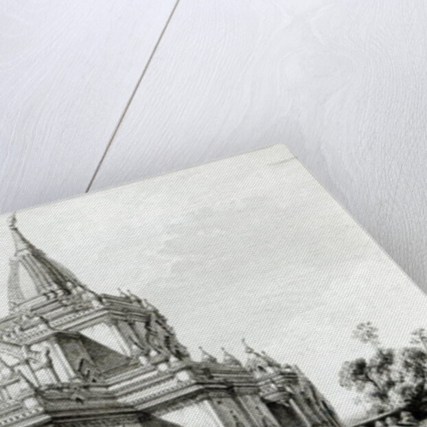 North Eastern view of Gaudapalen Temple at Pagan by Henry Yule