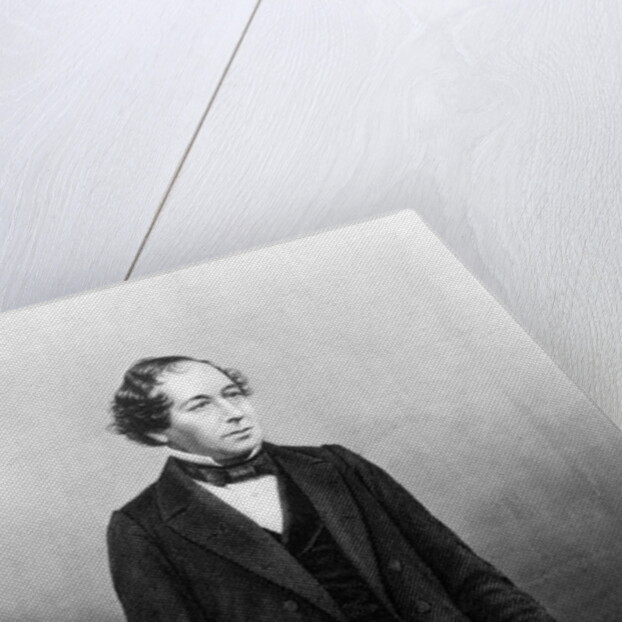 Benjamin Disraeli,engraved by D.J.Pound from a photograph by John Jabez Edwin Paisley Mayall