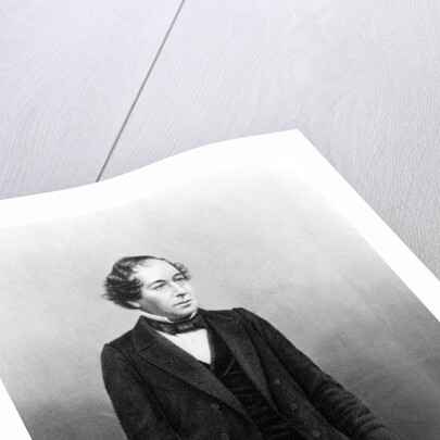 Benjamin Disraeli,engraved by D.J.Pound from a photograph by John Jabez Edwin Paisley Mayall