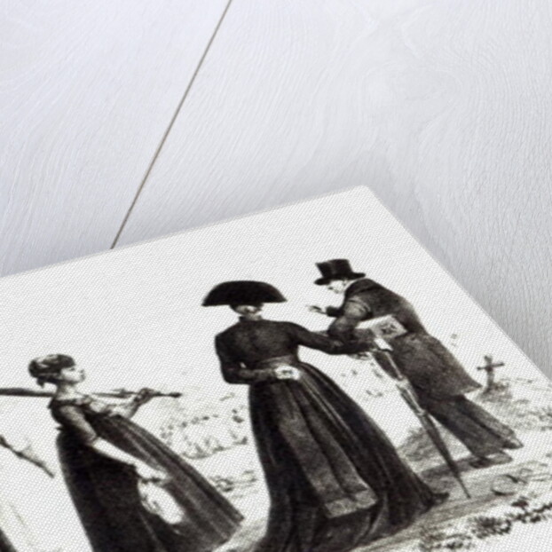 Cemetery at Parimaribo by Pierre J. Benoit