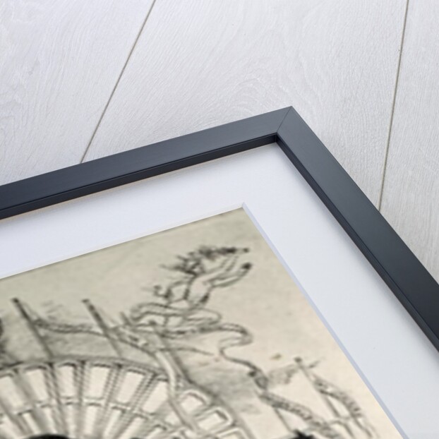 Titlepage from 'The House that Albert Built',1880 (b/w photo by Archibald Henning