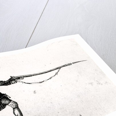 Portrait of a soldier, 1753 by William Baillie