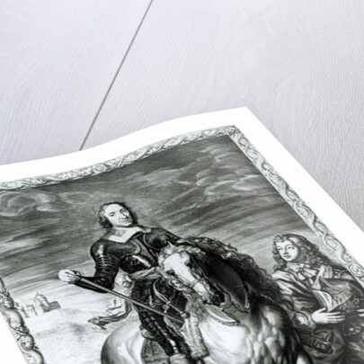 Equestrian Portrait of Oliver Cromwell by English School