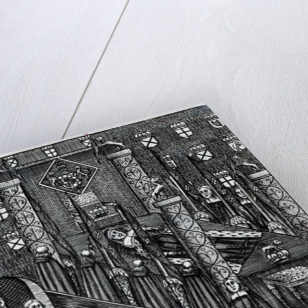 Oliver Cromwell Lying in State, c.1658 by English School