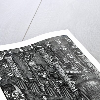 Oliver Cromwell Lying in State, c.1658 by English School