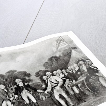 The Surrender of General Burgoyne Saratoga, New York, 17th October 1777 by American School