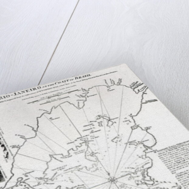 Plan of the Bay and Harbour of Rio de Janeiro on the coast of Brazil, 1794 by French School