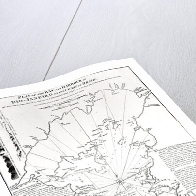 Plan of the Bay and Harbour of Rio de Janeiro on the coast of Brazil, 1794 by French School